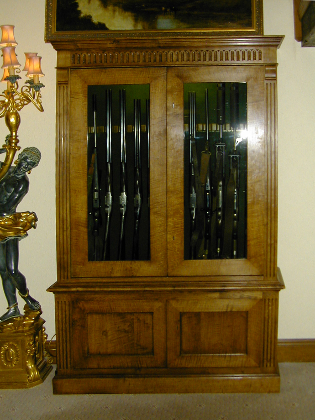 antiqued-gun-cabinet